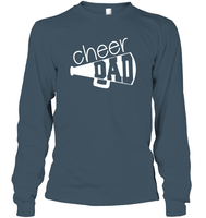 Cheer Dad With Megaphone Unisex Long Sleeve Classic Tee