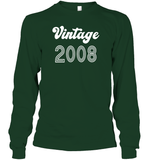 2008 Retro Vintage Birth Year Blast Unisex Long Sleeve Classic Tee