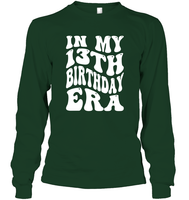 In My 13th Birthday Era Birthday Shirt Unisex Long Sleeve Classic Tee