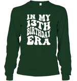 In My 13th Birthday Era Birthday Shirt Unisex Long Sleeve Classic Tee