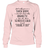 God Really Gave Me A Thick Body Shirt Unisex Long Sleeve Classic Tee