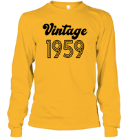 1959 Retro Vintage Birth Year Blast Unisex Long Sleeve Classic Tee