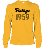 1959 Retro Vintage Birth Year Blast Unisex Long Sleeve Classic Tee