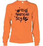 All American Boy 4th Of July Shirt Unisex Long Sleeve Classic Tee