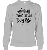 All American Boy 4th Of July Shirt Unisex Long Sleeve Classic Tee