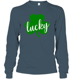 Lucky St Patrick's Day Shirt Unisex Long Sleeve Classic Tee