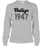 1947 Retro Vintage Birth Year Blast Unisex Long Sleeve Classic Tee