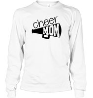 Cheer Mom With Megaphone Unisex Long Sleeve Classic Tee