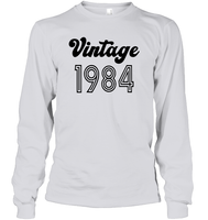 1984 Retro Vintage Birth Year Blast Unisex Long Sleeve Classic Tee