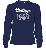 1969 Retro Vintage Birth Year Blast Unisex Long Sleeve Classic Tee