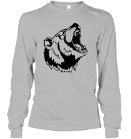 Angry Bear Shirt Unisex Long Sleeve Classic Tee