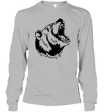 Angry Bear Shirt Unisex Long Sleeve Classic Tee