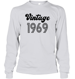 1969 Retro Vintage Birth Year Blast Unisex Long Sleeve Classic Tee
