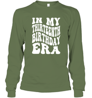 In My Thirteenth Birthday Era Birthday Shirt Unisex Long Sleeve Classic Tee