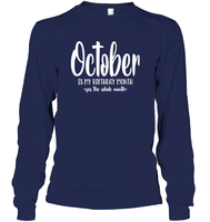 October Birthday Month Unisex Long Sleeve Classic Tee