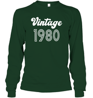 1980 Retro Vintage Birth Year Blast Unisex Long Sleeve Classic Tee