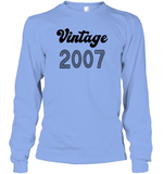2007 Retro Vintage Birth Year Blast Unisex Long Sleeve Classic Tee