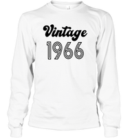 1966 Retro Vintage Birth Year Blast Unisex Long Sleeve Classic Tee