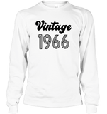 1966 Retro Vintage Birth Year Blast Unisex Long Sleeve Classic Tee