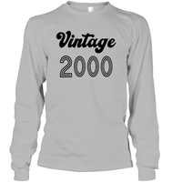 2000 Retro Vintage Birth Year Blast Unisex Long Sleeve Classic Tee