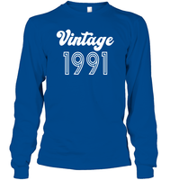 1991 Retro Vintage Birth Year Blast Unisex Long Sleeve Classic Tee