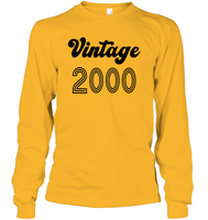 2000 Retro Vintage Birth Year Blast Unisex Long Sleeve Classic Tee