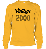 2000 Retro Vintage Birth Year Blast Unisex Long Sleeve Classic Tee