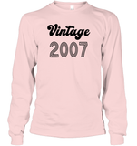2007 Retro Vintage Birth Year Blast Unisex Long Sleeve Classic Tee