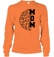 Cheer Mom With Pom Pom Unisex Long Sleeve Classic Tee