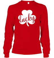 Lucky St Patrick's Day Shirt Unisex Long Sleeve Classic Tee