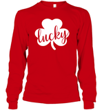Lucky St Patrick's Day Shirt Unisex Long Sleeve Classic Tee