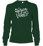 Merica Vibes 4th Of July Shirt Unisex Long Sleeve Classic Tee