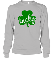Lucky St Patrick's Day Shirt Unisex Long Sleeve Classic Tee
