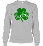 Lucky St Patrick's Day Shirt Unisex Long Sleeve Classic Tee