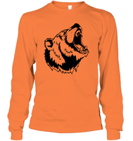 Angry Bear Shirt Unisex Long Sleeve Classic Tee
