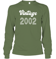 2002 Retro Vintage Birth Year Blast Unisex Long Sleeve Classic Tee