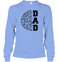 Cheer Dad With Pom Pom Unisex Long Sleeve Classic Tee