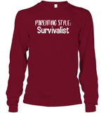 Parenting Syle: Survivalist Family Shirt Unisex Long Sleeve Classic Tee