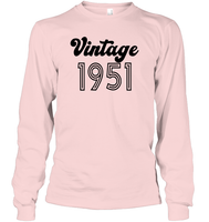 1951 Retro Vintage Birth Year Blast Unisex Long Sleeve Classic Tee