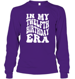 In My Twelfth Birthday Era Birthday Shirt Unisex Long Sleeve Classic Tee