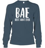 BAE Best Aunt Ever Family Shirt Unisex Long Sleeve Classic Tee