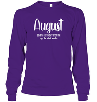 August Birthday Month Unisex Long Sleeve Classic Tee