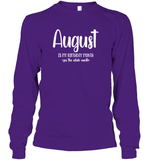 August Birthday Month Unisex Long Sleeve Classic Tee