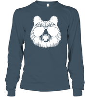 Cool Grizzly Bear Shirt Unisex Long Sleeve Classic Tee