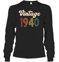 1940 Retro Vintage Birth Year Blast Unisex Shirt, Long Sleeve, Hoodie, Sweatshirt