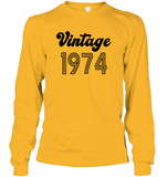 1974 Retro Vintage Birth Year Blast Unisex Long Sleeve Classic Tee