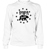 Papa Bear Family Shirt Unisex Long Sleeve Classic Tee