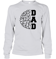 Cheer Dad With Pom Pom Unisex Long Sleeve Classic Tee
