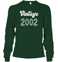 2002 Retro Vintage Birth Year Blast Unisex Long Sleeve Classic Tee