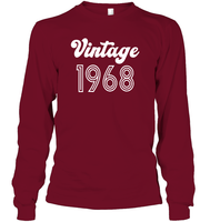 1968 Retro Vintage Birth Year Blast Unisex Long Sleeve Classic Tee